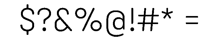 Angus Light Font OTHER CHARS