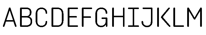 Angus Light Font UPPERCASE