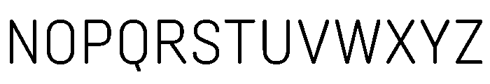 Angus Light Font UPPERCASE