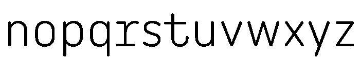 Angus Light Font LOWERCASE