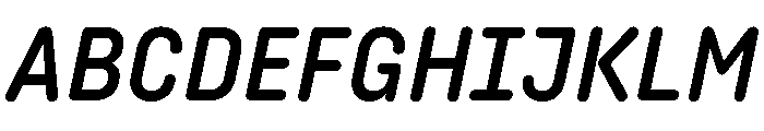 Angus Medium Italic Font UPPERCASE