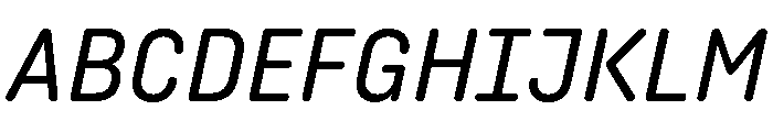 Angus Regular Italic Font UPPERCASE