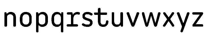 Angus Font LOWERCASE