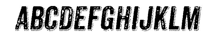 Anodyne Combined Italic Font UPPERCASE