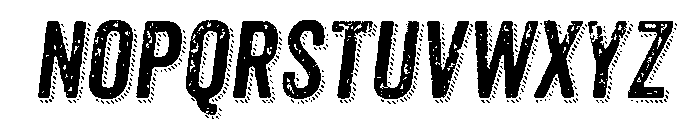 Anodyne Combined Italic Font UPPERCASE