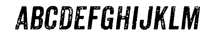 Anodyne Regular Italic Font UPPERCASE