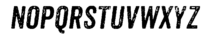 Anodyne Regular Italic Font UPPERCASE