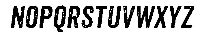 Anodyne Regular Italic Font LOWERCASE