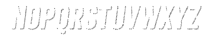 Anodyne Shadow Italic Font LOWERCASE