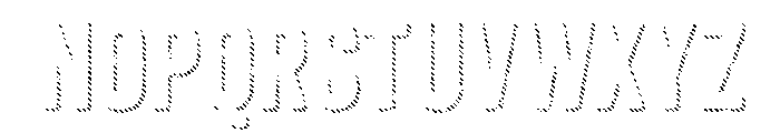 Anodyne Shadow Font LOWERCASE