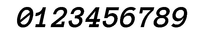 Anonymous Pro Bold Italic Font OTHER CHARS
