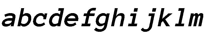 Anonymous Pro Bold Italic FONT