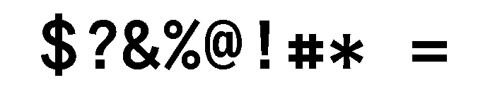 Anonymous Pro Bold Font OTHER CHARS