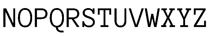 Anonymous Pro Regular Font UPPERCASE