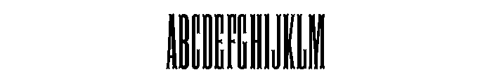 Antique Tuscan 9 Regular Font UPPERCASE