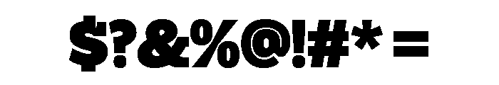 Anultra Slab Regular Font OTHER CHARS