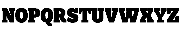Anultra Slab Regular Font UPPERCASE