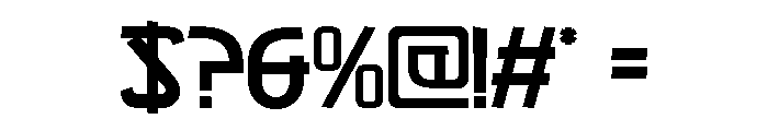 AOKAMI-Regular Font OTHER CHARS