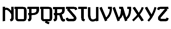 AOKAMI-Regular Font UPPERCASE