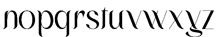 Aorytha Regular Font LOWERCASE