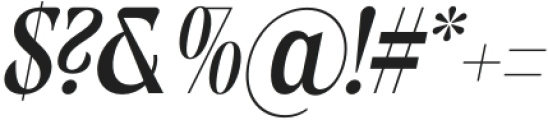 AOKatana-Oblique otf (400) Font OTHER CHARS