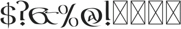 AON Celtic Regular otf (400) Font OTHER CHARS