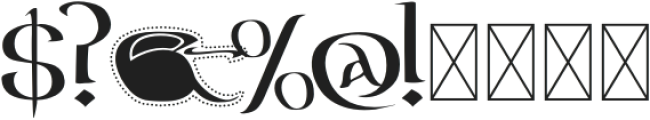 AON Manuscript Antq Regular otf (400) Font OTHER CHARS