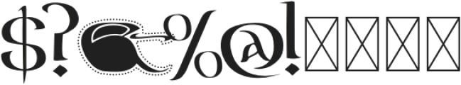 AON Manuscript Regular otf (400) Font OTHER CHARS