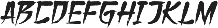 Aomine Kensai otf (400) Font UPPERCASE