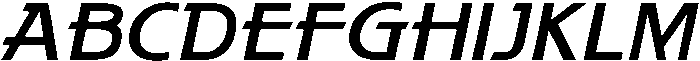 Aonigan Sans Italic otf (400) Font UPPERCASE