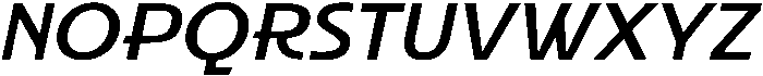 Aonigan Sans Italic otf (400) Font UPPERCASE