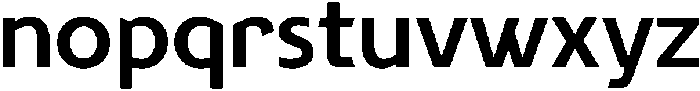 Aonigan Sans Regular otf (400) Font LOWERCASE