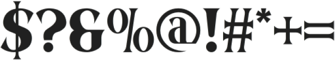 Aostiva otf (400) Font OTHER CHARS