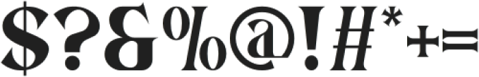 Aostora otf (400) Font OTHER CHARS