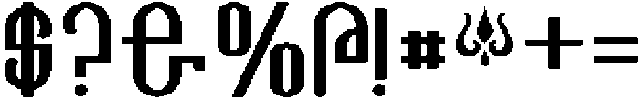 Aoum Bold otf (700) Font OTHER CHARS