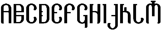 Aoum Bold otf (700) Font UPPERCASE