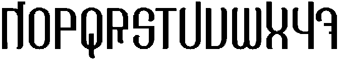 Aoum Bold otf (700) Font UPPERCASE