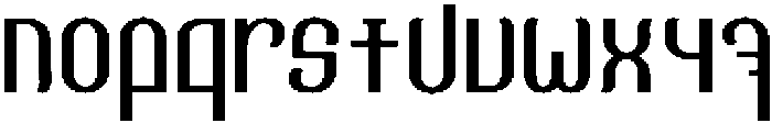 Aoum Bold otf (700) Font LOWERCASE