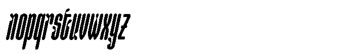 AOT Creamilk Round Slant Font LOWERCASE
