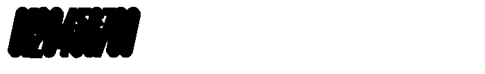 AOT Creamilk Slant Extrude Font OTHER CHARS