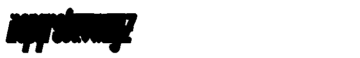 AOT Creamilk Slant Extrude Font LOWERCASE