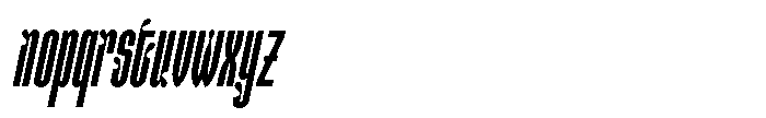 AOT Creamilk Slant Font LOWERCASE