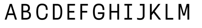 AOT Serial Mono Medium Font UPPERCASE