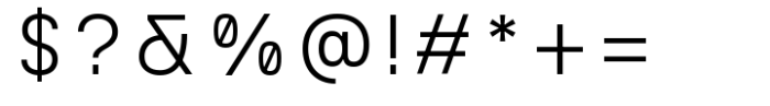 AOT Serial Mono Variable Font OTHER CHARS