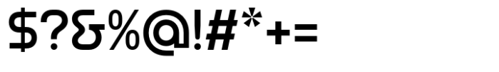 Aonic Regular Font OTHER CHARS