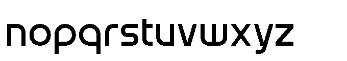 Aonic VF Font LOWERCASE