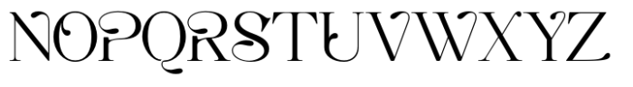 Aoora Regular Font UPPERCASE