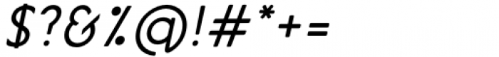 Aotani Medium Italic Font OTHER CHARS