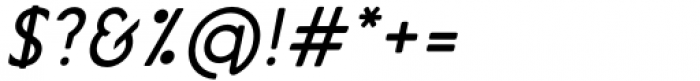 Aotani Semi Bold Italic Font OTHER CHARS