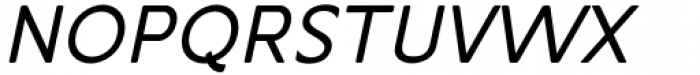 Aotani Semi Bold Italic Font UPPERCASE